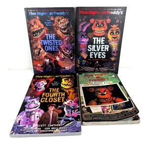 Lot 3 FIVE NIGHTS at FREDDY'S Graphic Novels Books Series Scott Cawthon+bonus